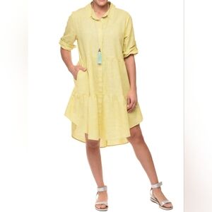Tulip 100% Cotton Celine Dress In Sunflower